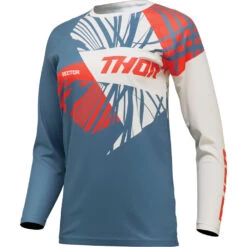 Thor 2024 Sector Split Steel Blue/White Womens Jersey