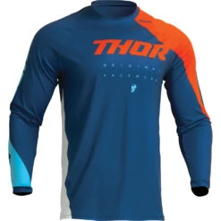 Thor 2023 Sector Edge Navy/Orange Kids Jersey