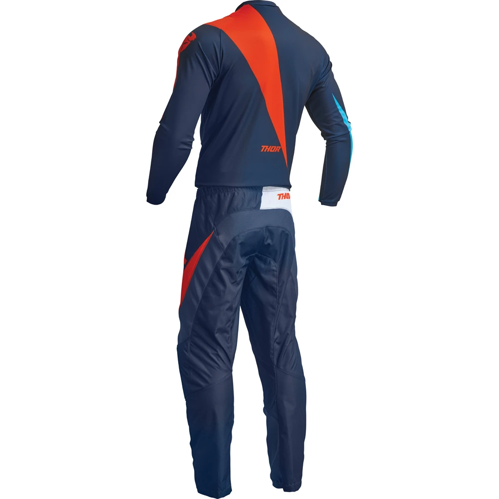 Thor 2023 Sector Edge Navy/Orange Kids Jersey 6 Thor 2023 Sector Edge Navy/Orange Kids Jersey - Image 4