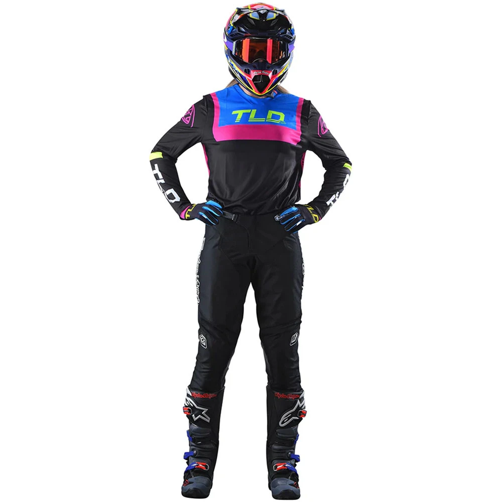 Troy Lee Designs 2023 GP Brazen Black Womens Jersey 5 Troy Lee Designs 2023 GP Brazen Black Womens Jersey - Image 3