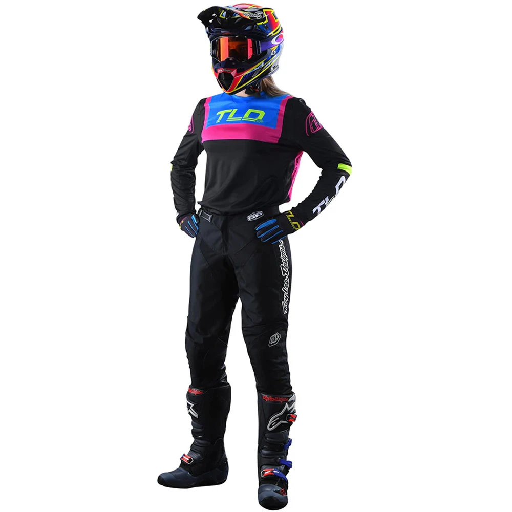 Troy Lee Designs 2023 GP Brazen Black Womens Jersey 6 Troy Lee Designs 2023 GP Brazen Black Womens Jersey - Image 4