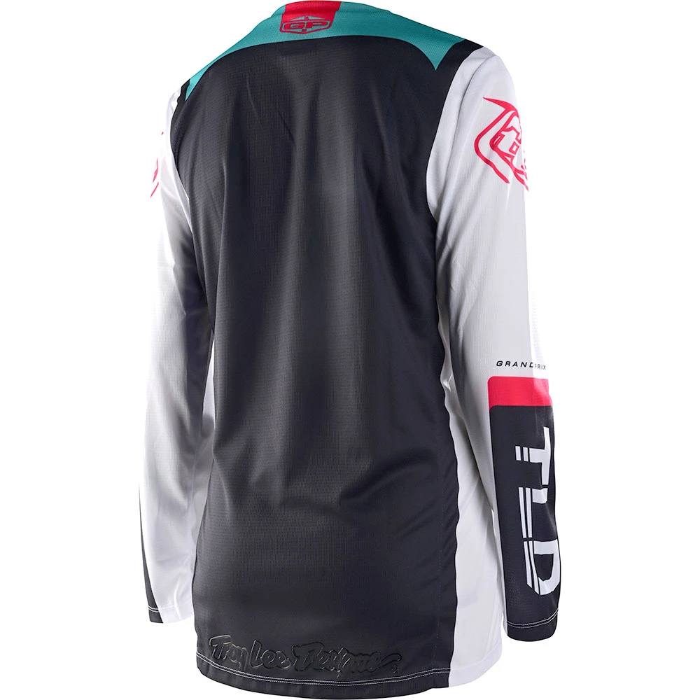 Troy Lee Designs 2023 GP Brazen White Womens Jersey 4 Troy Lee Designs 2023 GP Brazen White Womens Jersey - Image 2