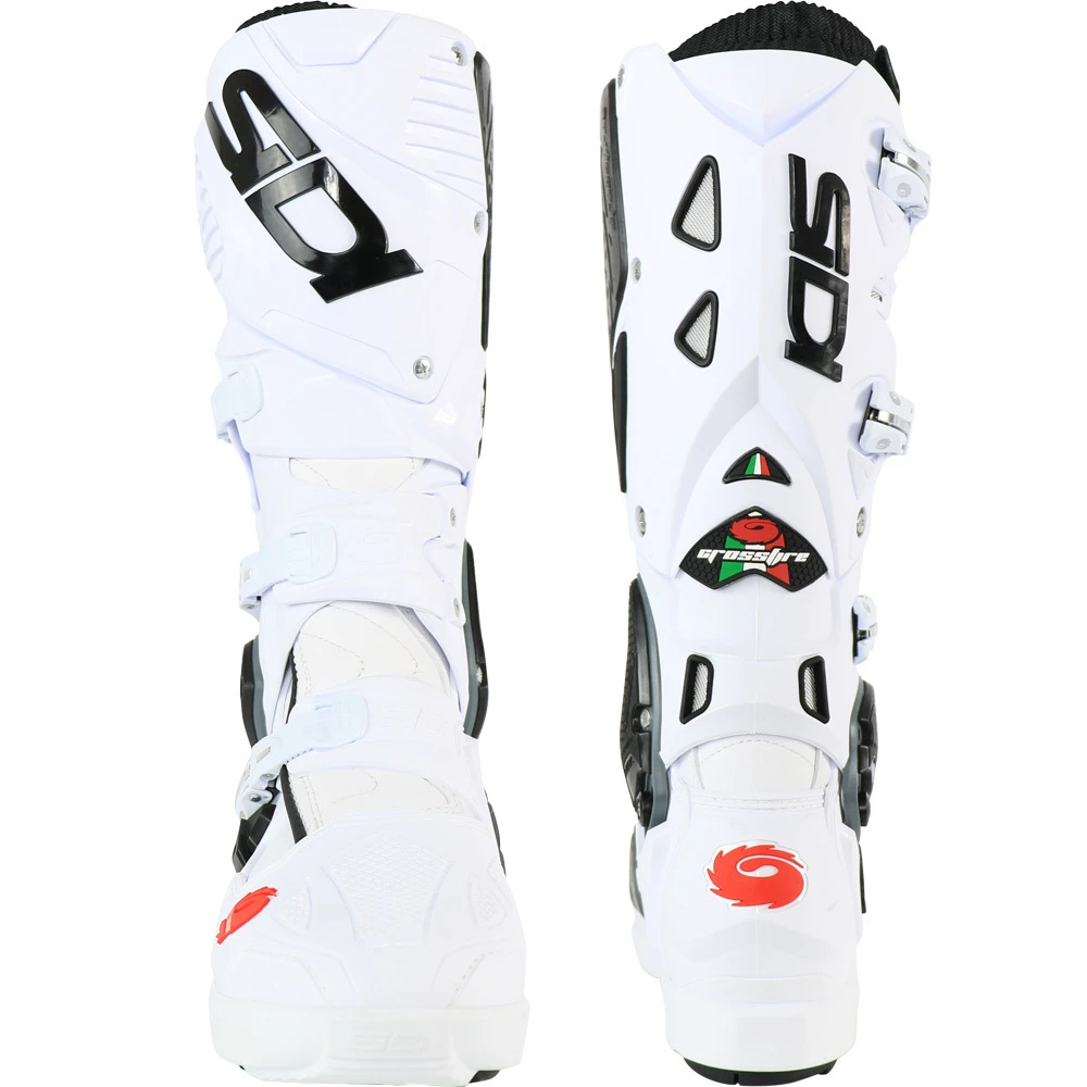Sidi Crossfire 3 SRS White Boots 6 Sidi Crossfire 3 SRS White Boots - Image 4