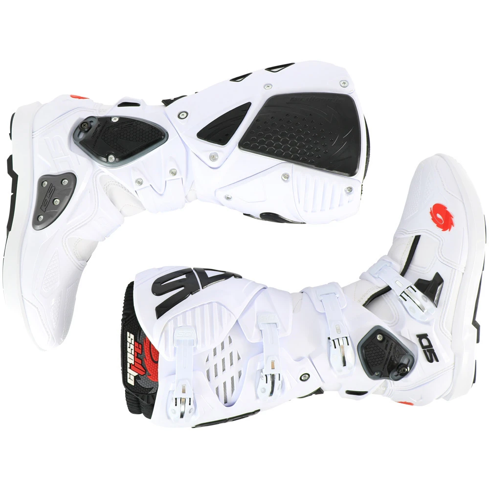 Sidi Crossfire 3 SRS White Boots 8 Sidi Crossfire 3 SRS White Boots - Image 6