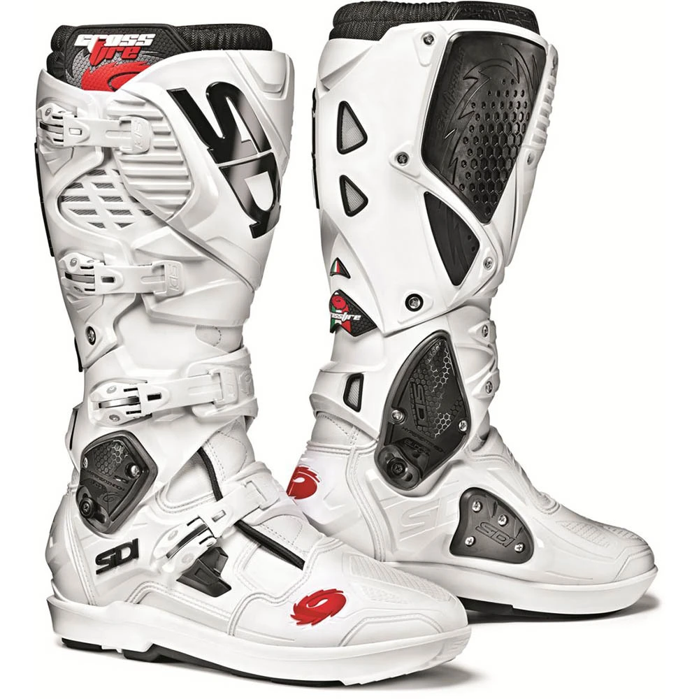 Sidi Crossfire 3 SRS White Boots 3 Sidi Crossfire 3 SRS White Boots