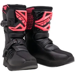 Fly Racing 2024 Maverik Black/Pink Kids Boots