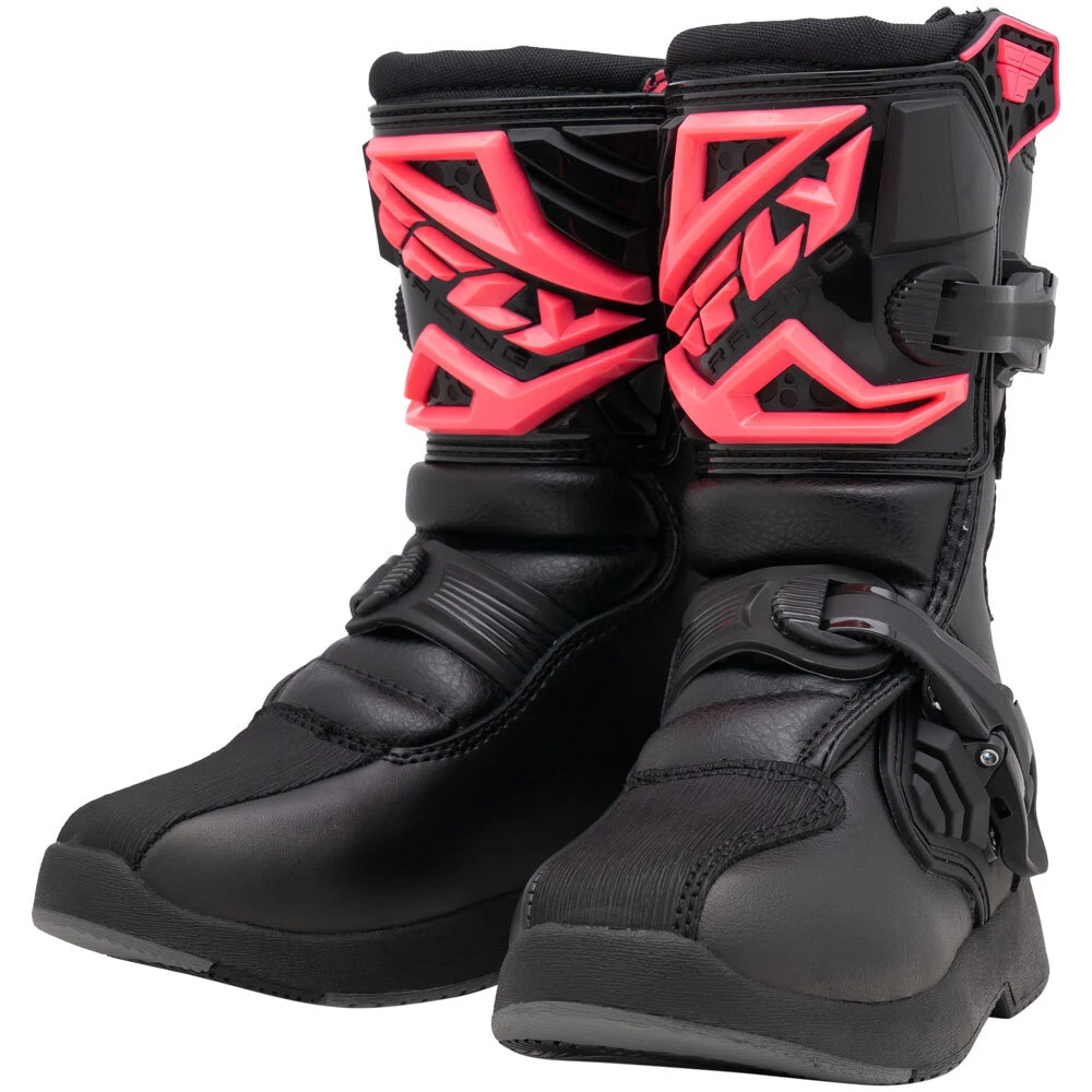 Fly Racing 2024 Maverik Black/Pink Kids Boots 6 Fly Racing 2024 Maverik Black/Pink Kids Boots - Image 4