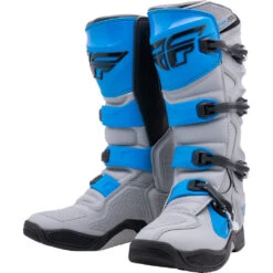 Fly Racing 2024 FR5 Grey/Blue Boots -Motocross Equipment 3105598 c 3