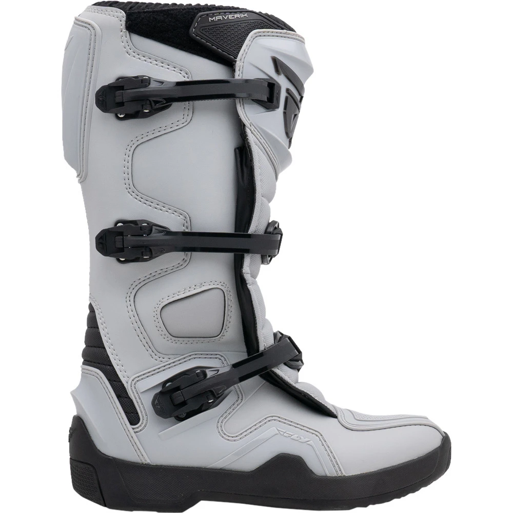 Fly Racing 2023 Maverik Grey/Black Boots 8 Fly Racing 2023 Maverik Grey/Black Boots - Image 6