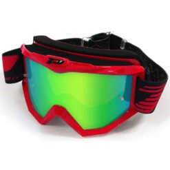ProGrip 3201 Atzaki Red Goggles With UV Lens -Motocross Equipment 3201FR 3