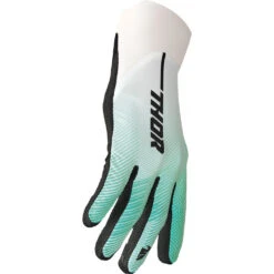 Thor 2023 Agile Tech White/Teal Gloves -Motocross Equipment 3330 7207 c 2