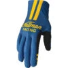 Thor 2024 Hallman Mainstay Roost Navy/Yellow Gloves -Motocross Equipment 3330 7303 c
