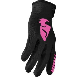 Thor 2024 Sector Black/Pink Womens Gloves -Motocross Equipment 3331 0242 c 2