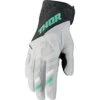 Thor 2024 Spectrum Black/Mint Gloves -Motocross Equipment 3331 0268 c