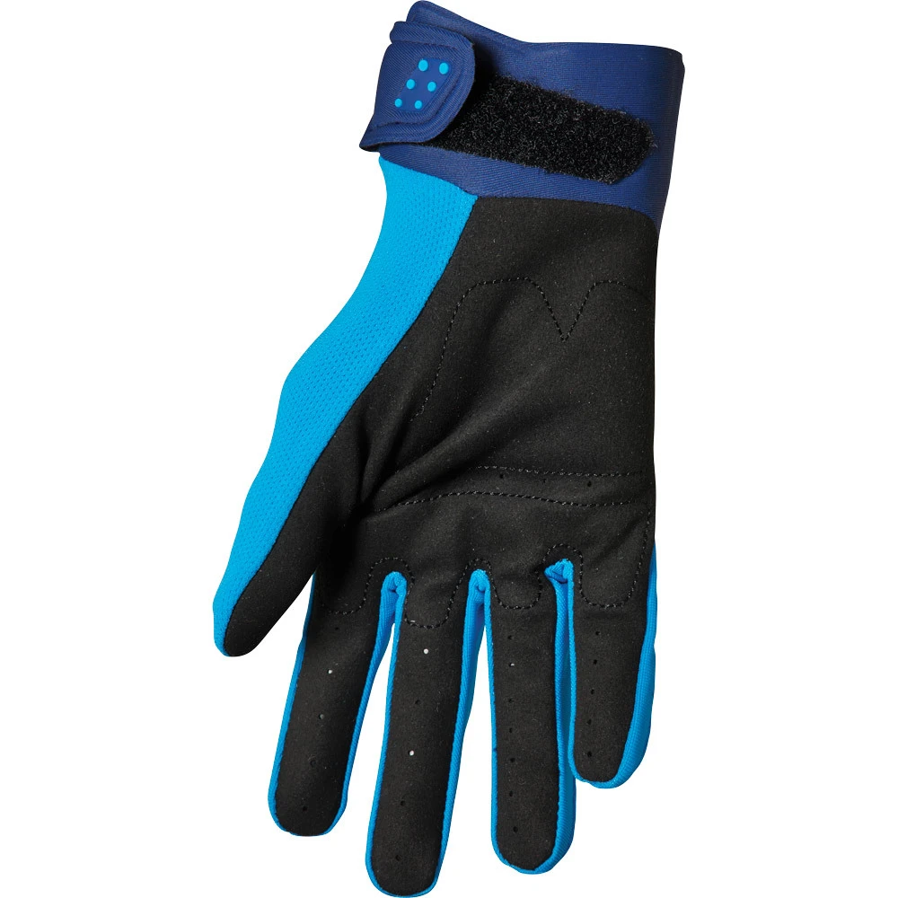 Thor 2024 Spectrum Blue/Navy Kids Gloves 4 Thor 2024 Spectrum Blue/Navy Kids Gloves - Image 2