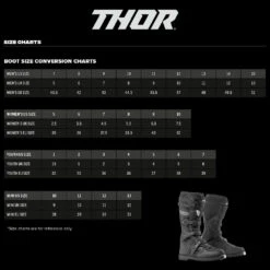 Thor 2024 Radial Grey/FLO Yellow Boots -Motocross Equipment 3410 2745 c 6
