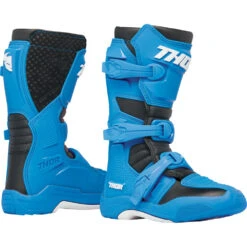 Thor 2024 Blitz XR Blue Kids Boots