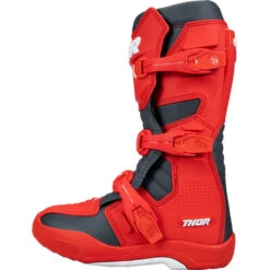 Thor 2024 Blitz XR Red/Charcoal Kids Boots -Motocross Equipment 3411 0752 c 3