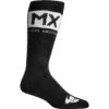 Thor 2024 Solid Black/White Kids Socks -Motocross Equipment 3431 0662 c