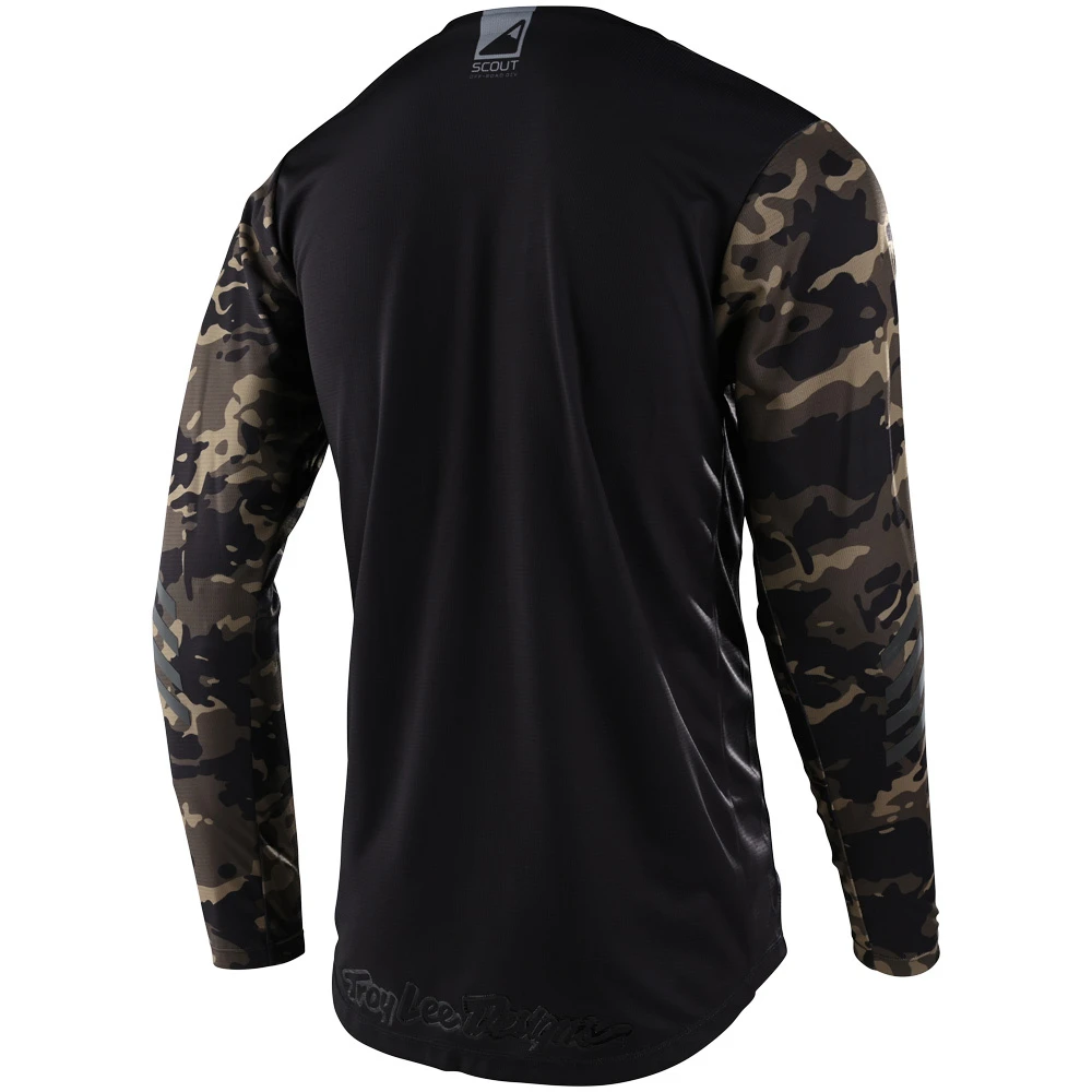 Troy Lee Designs 2022 Scout GP Peace & Wheelies Camo Green Jersey 4 Troy Lee Designs 2022 Scout GP Peace & Wheelies Camo Green Jersey - Image 2