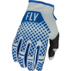 Fly Racing 2023 Kinetic Blue/Light Grey Kids Gloves