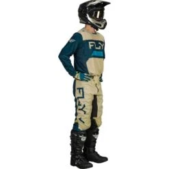 Fly Racing 2024 Kinetic Reload Ivory/Navy/Cobalt Gloves -Motocross Equipment 4008173 c 3