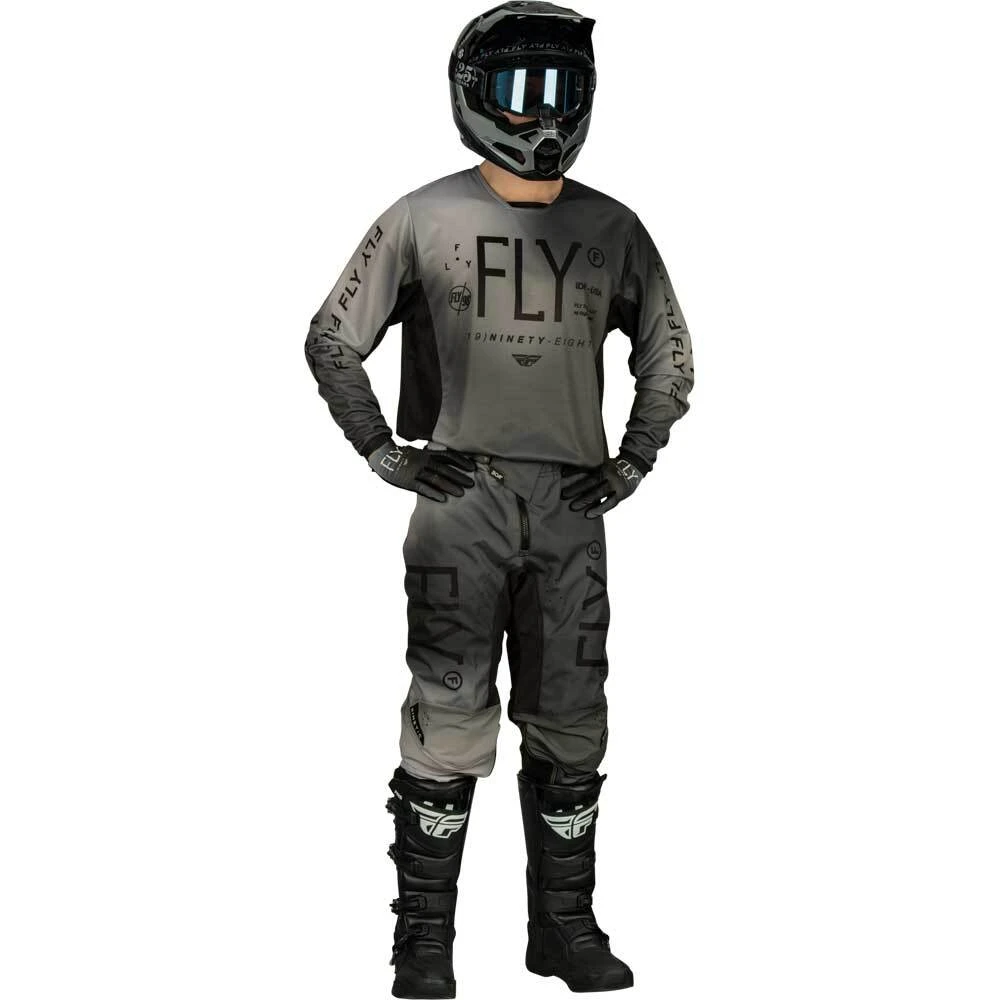 Fly Racing 2024 Kinetic Prodigy Black/Grey Kids Gloves 5 Fly Racing 2024 Kinetic Prodigy Black/Grey Kids Gloves - Image 3