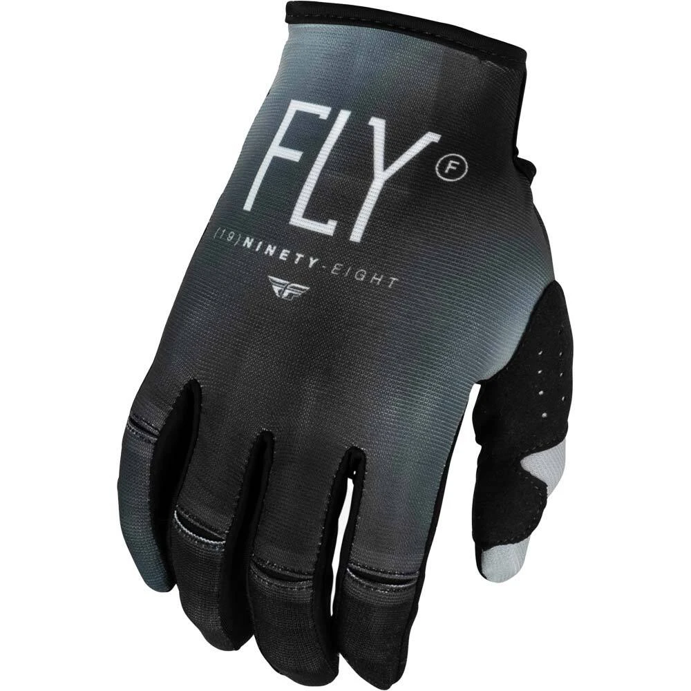 Fly Racing 2024 Kinetic Prodigy Black/Grey Kids Gloves 3 Fly Racing 2024 Kinetic Prodigy Black/Grey Kids Gloves