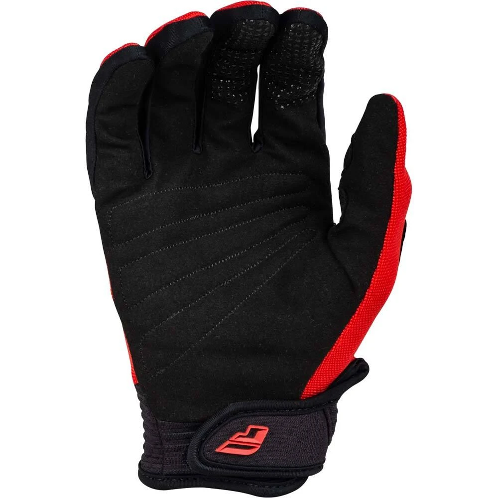 Fly Racing 2024 F-16 Red/Black Kids Gloves 4 Fly Racing 2024 F-16 Red/Black Kids Gloves - Image 2
