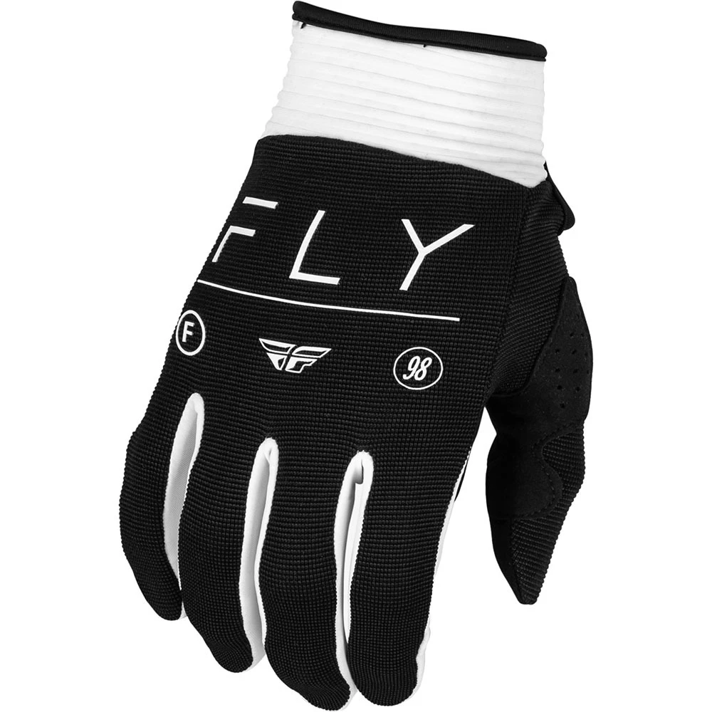 Fly Racing 2024 F-16 Black/White Womens Gloves 3 Fly Racing 2024 F-16 Black/White Womens Gloves