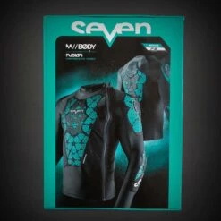Seven Fusion Black Compression Jersey -Motocross Equipment 4010006 001 c 4