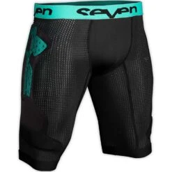 Seven Fusion Black Compression Shorts