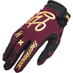 Fasthouse 2022 Speed Style Golden Maroon Womens Gloves