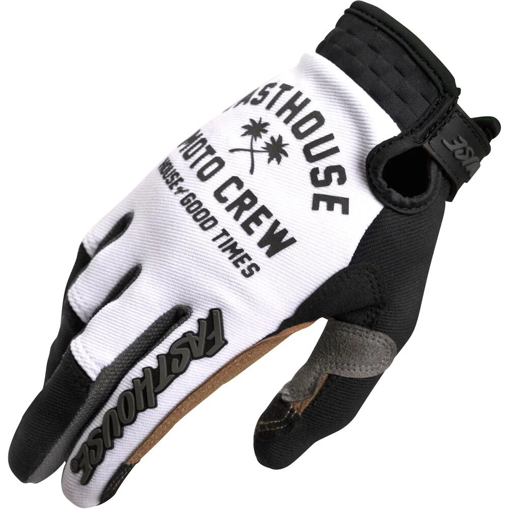 Fasthouse 2023 Speed Style Haven White/Black Kids Gloves 3 Fasthouse 2023 Speed Style Haven White/Black Kids Gloves