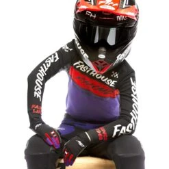 Fasthouse 2023 Elrod Evoke Black/Purple Kids Gloves -Motocross Equipment 4077 0320 c 3