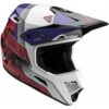 Answer 2023 AR-1 Vendetta Red/White/Purple Kids Helmet -Motocross Equipment 447769 c