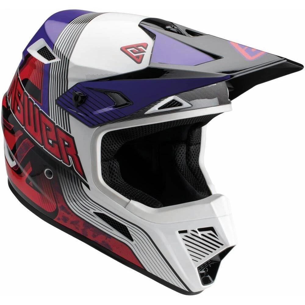 Answer 2023 AR-1 Vendetta Red/White/Purple Kids Helmet 3 Answer 2023 AR-1 Vendetta Red/White/Purple Kids Helmet