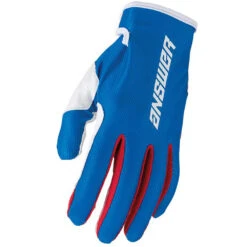 Answer 2023 Ascent Red/White/Blue Kids Gloves