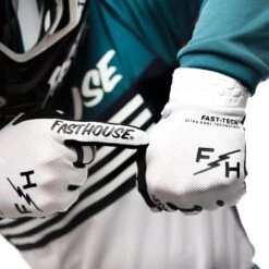 Fasthouse 2023 Elrod Vapor White/Black Gloves -Motocross Equipment 5044 1008 c 4