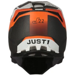 JUST1 J22 Adrenaline Carbon Orange/White Kids Helmet -Motocross Equipment 60602212510031 c 4