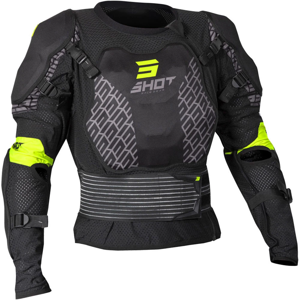 Shot Race Gear 2024 Optimal 2.0 Black/Neon Yellow Kids Body Armour 3 Shot Race Gear 2024 Optimal 2.0 Black/Neon Yellow Kids Body Armour