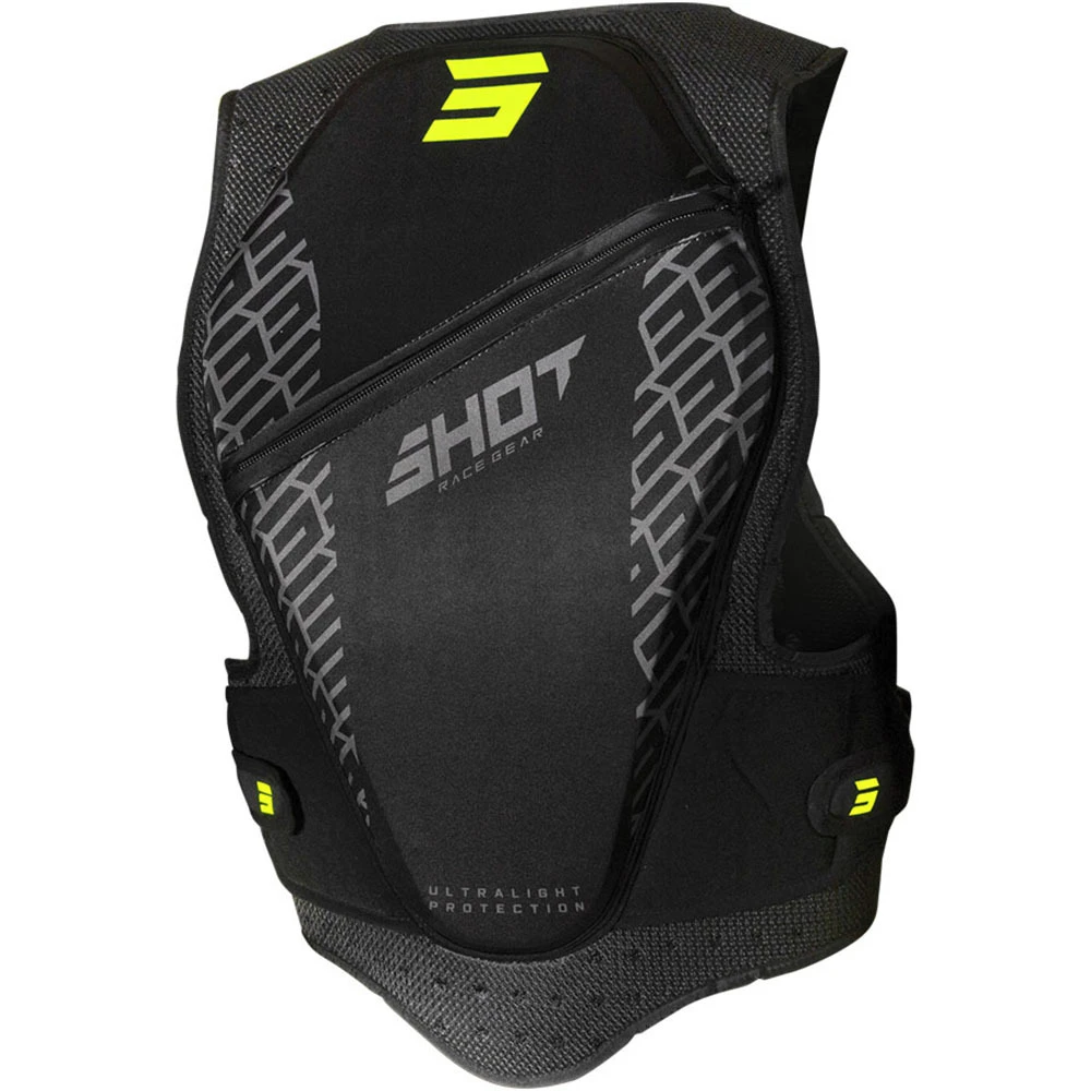 Shot Race Gear 2024 Flex Black/Neon Yellow Kids Chest Protector 4 Shot Race Gear 2024 Flex Black/Neon Yellow Kids Chest Protector - Image 2