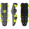 Shot Race Gear 2024 Airflow Black/Neon Yellow Knee Guards -Motocross Equipment 66 2503 01