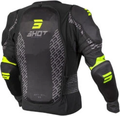 Shot Race Gear 2024 Optimal Black/Neon Yellow Body Armour -Motocross Equipment 66 2510 07 c 1