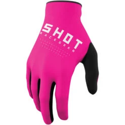 Shot Race Gear 2024 Raw Pink Kids Gloves