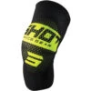 Shot Race Gear 2024 Airlight 2.0 Black/Neon Yellow Knee Guards -Motocross Equipment 66 3513 01 c