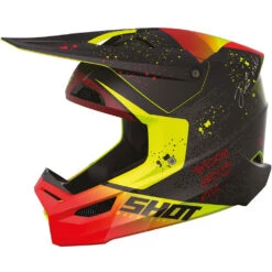 Shot Race Gear 2024 Furious Matrix Red Gloss Kids Helmet