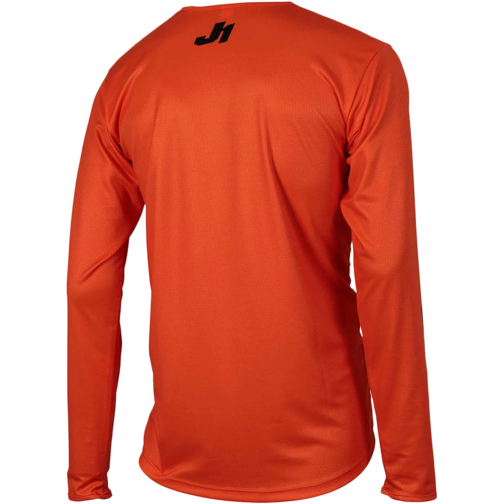JUST1 J-Essential Solid Orange Kids Jersey 4 JUST1 J-Essential Solid Orange Kids Jersey - Image 2