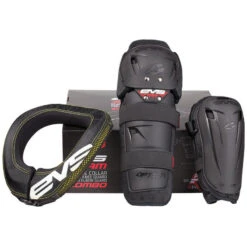 EVS Slam Knee Guards/Elbow Guards/Neck Collar Toddler Protection Set