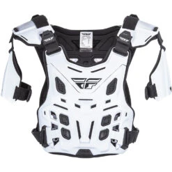 Fly Racing Revel White Kids Offroad Roost Guard